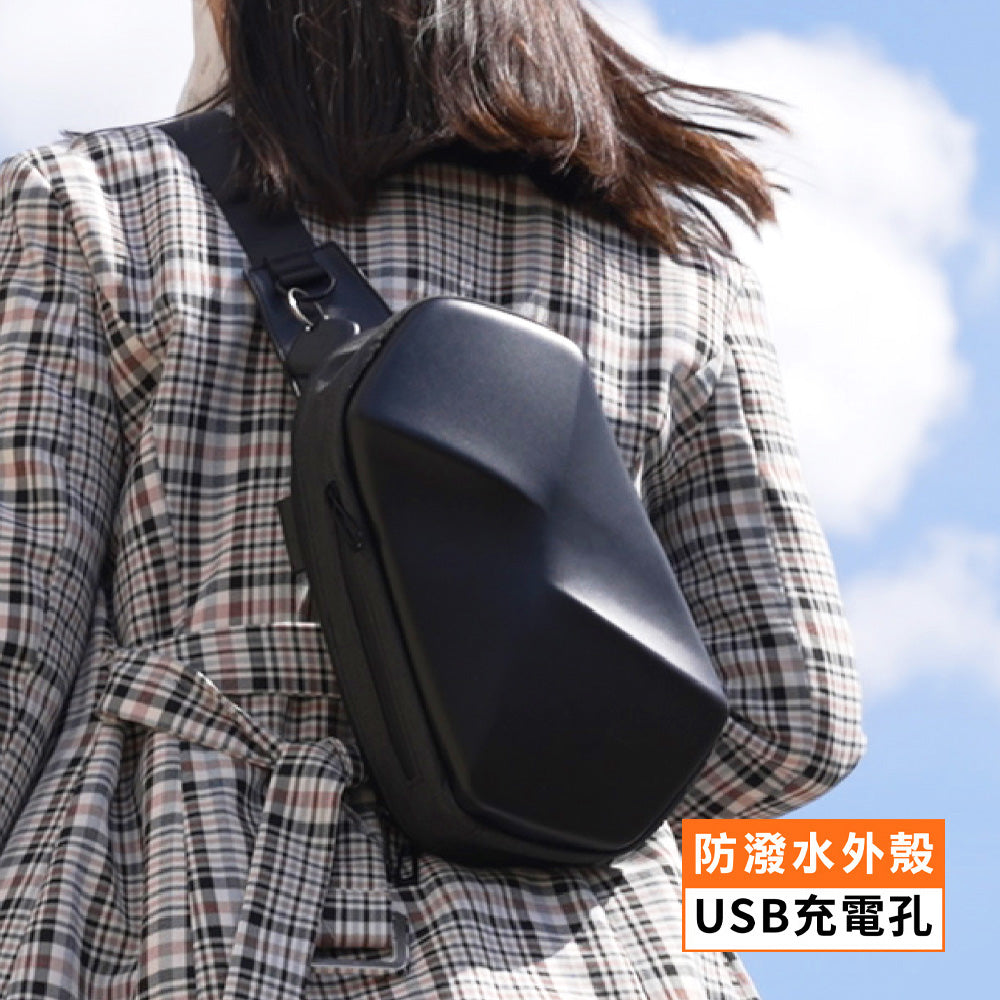 SHIELD|全境機能防盜斜肩包(曜石黑)