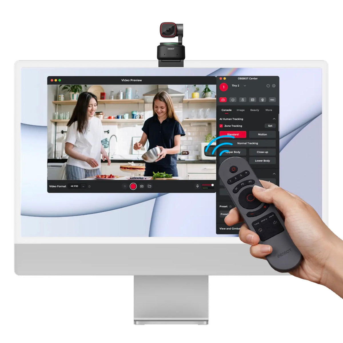 OBSBOT Tiny 2|OBSBOT Tiny 遙控器(適用MacOS & Windows系統)