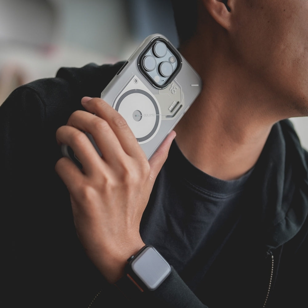 AULUMU|A16 iPhone16 變色散熱手機殼 - 半透夜光