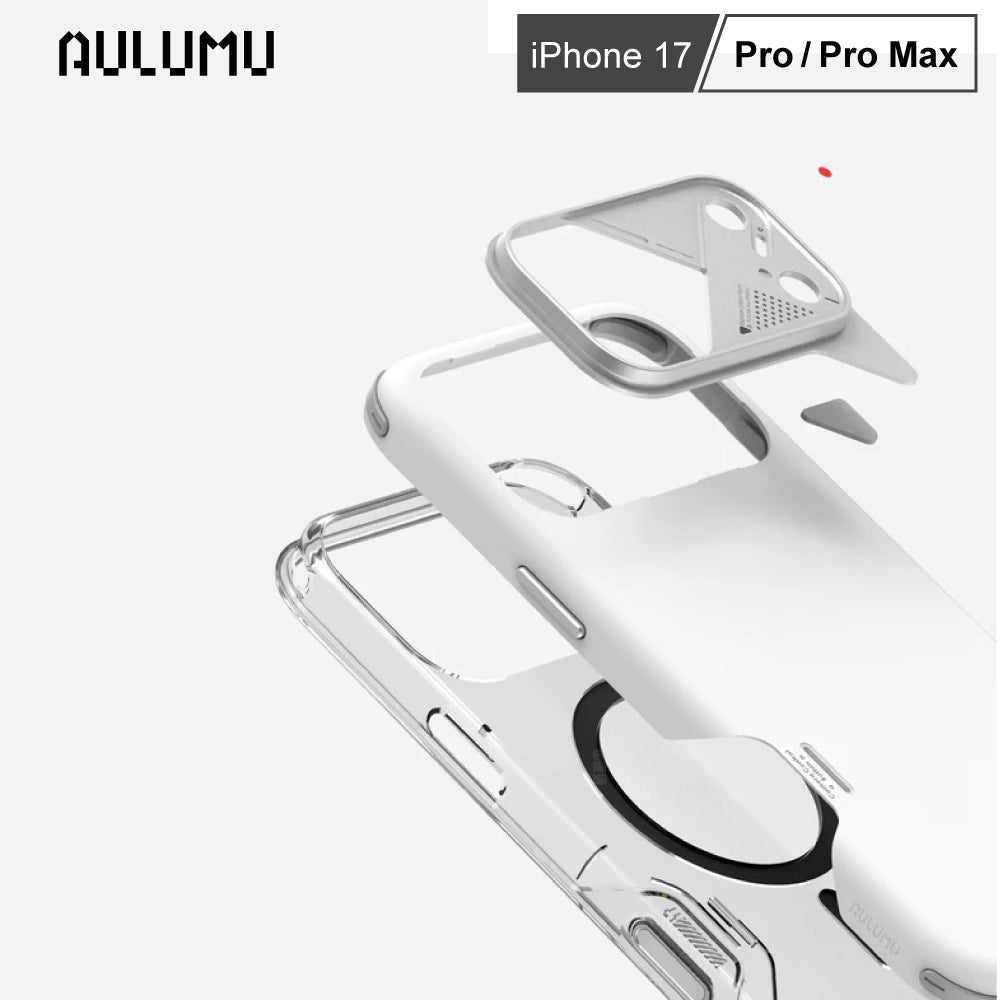 【AULUMU】A17 A17 超瓷散熱變色手機殼 - 耐衝擊防摔 (內建 MagSafe)