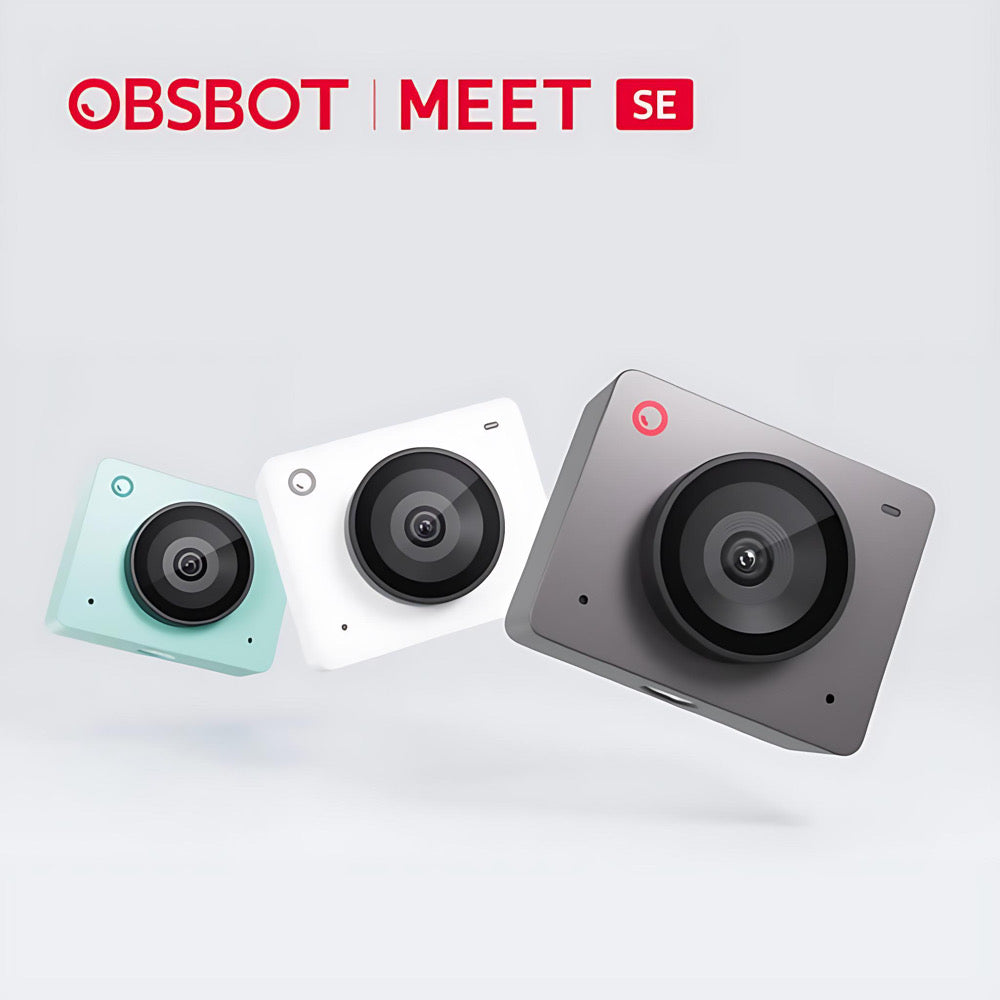 【OBSBOT MEET SE 】AI人臉辨識與手勢控制的 HD網路攝影機