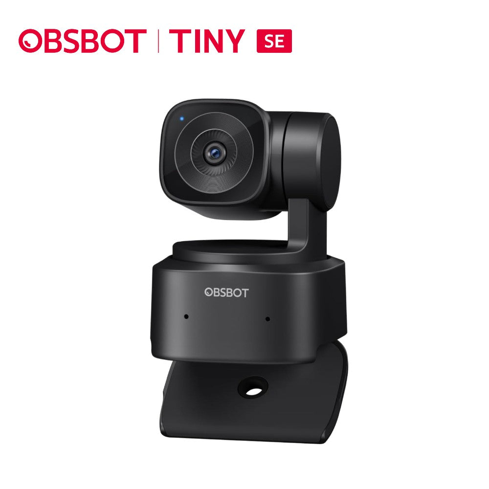 【OBSBOT Tiny SE 】AI人臉辨識與人物自動追蹤的 PTZ 網路攝影機