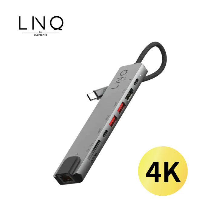 LINQ 8-in-1 4K顯示 Pro Multiport Hub 商務系列 集線器