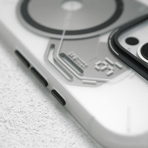 AULUMU｜A16 iPhone16 變色散熱手機殼 - 半透夜光