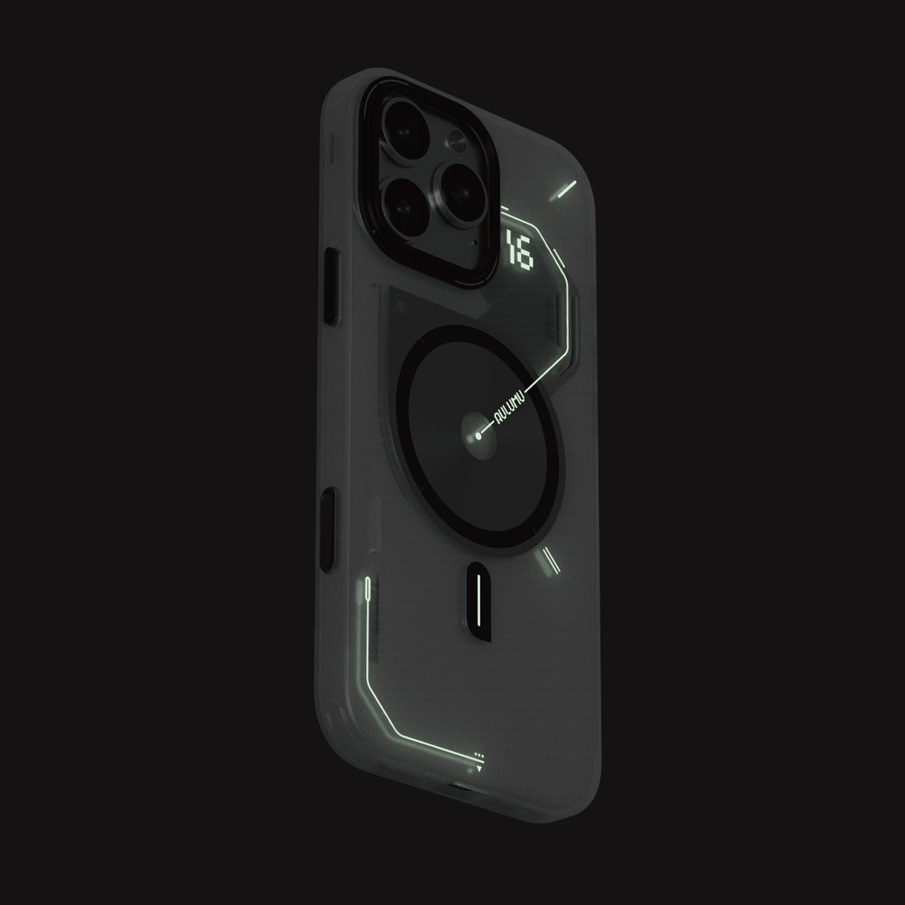 [預購] AULUMU｜A16 iPhone16 變色散熱手機殼 - 半透夜光 (全包覆)