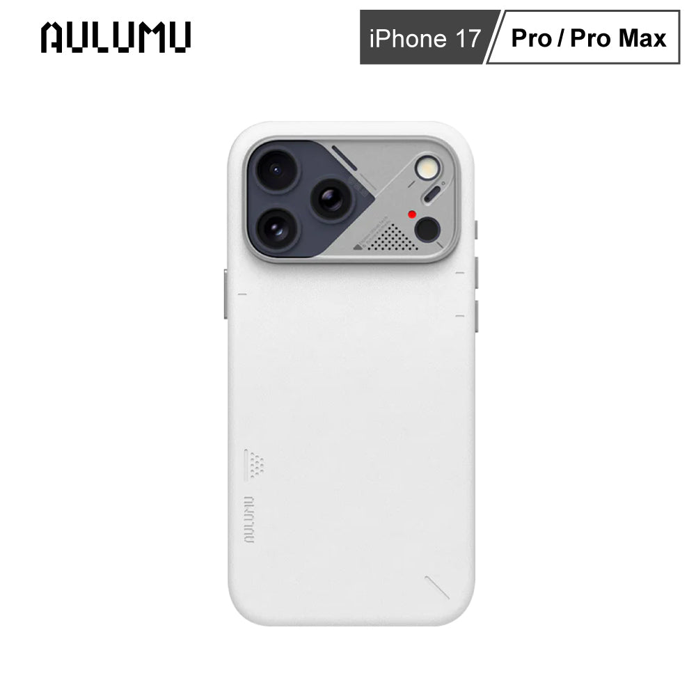 【AULUMU】A17 超瓷散熱變色手機殼 iPhone 17 - 全素皮革 (內建 MagSafe)