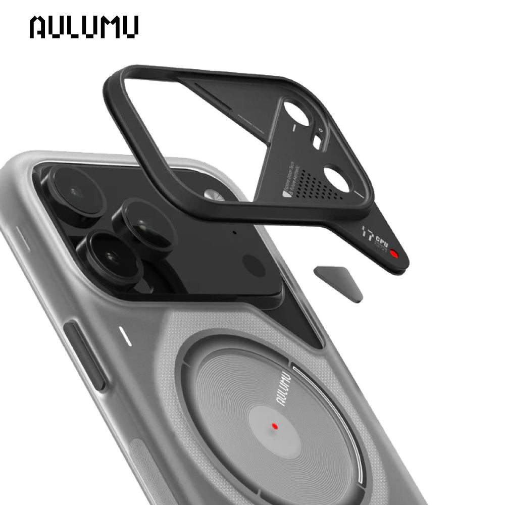 【AULUMU】A17 超瓷散熱溫控手機殼 - 液態夜光 (內建 MagSafe)