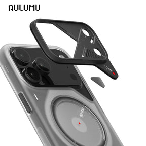 【AULUMU】A17 超瓷散熱溫控手機殼 - 液態夜光 (內建 MagSafe)