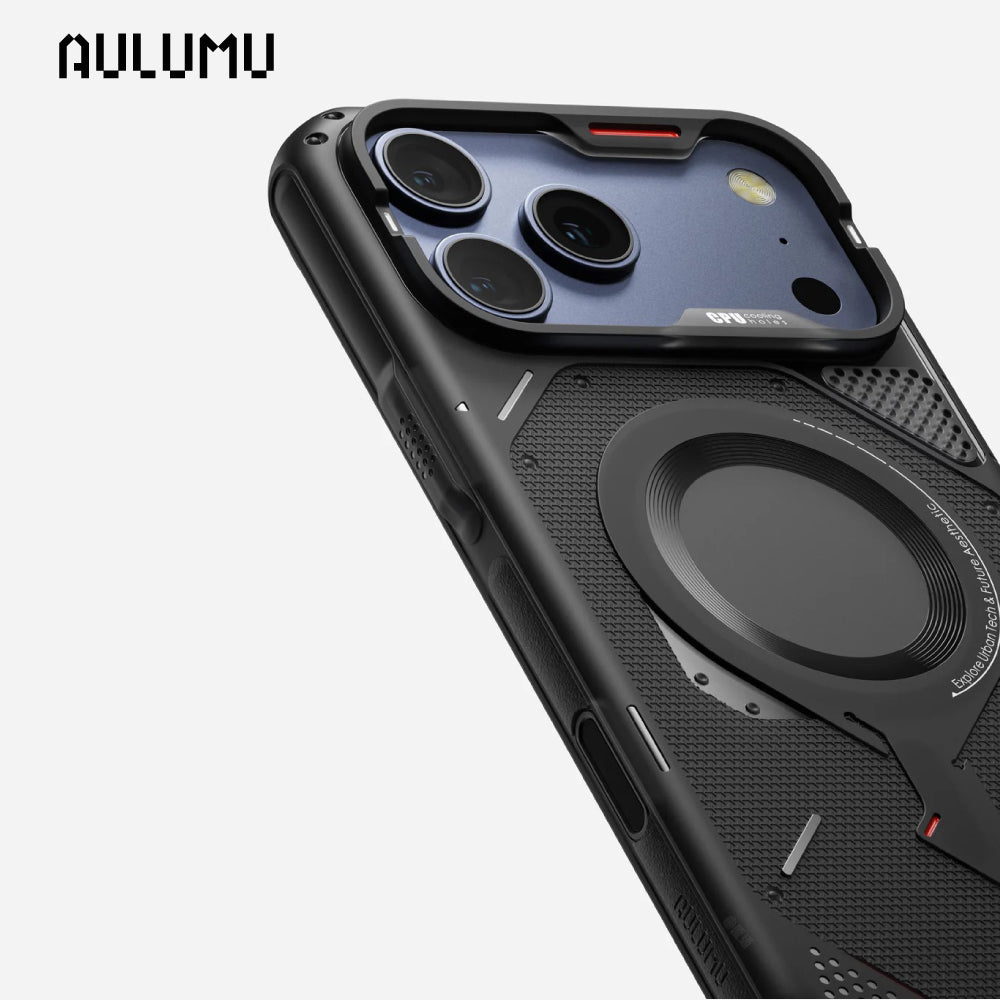 【AULUMU】A17 裝甲散熱手機殼 for iPhone 17 (內建 MagSafe)