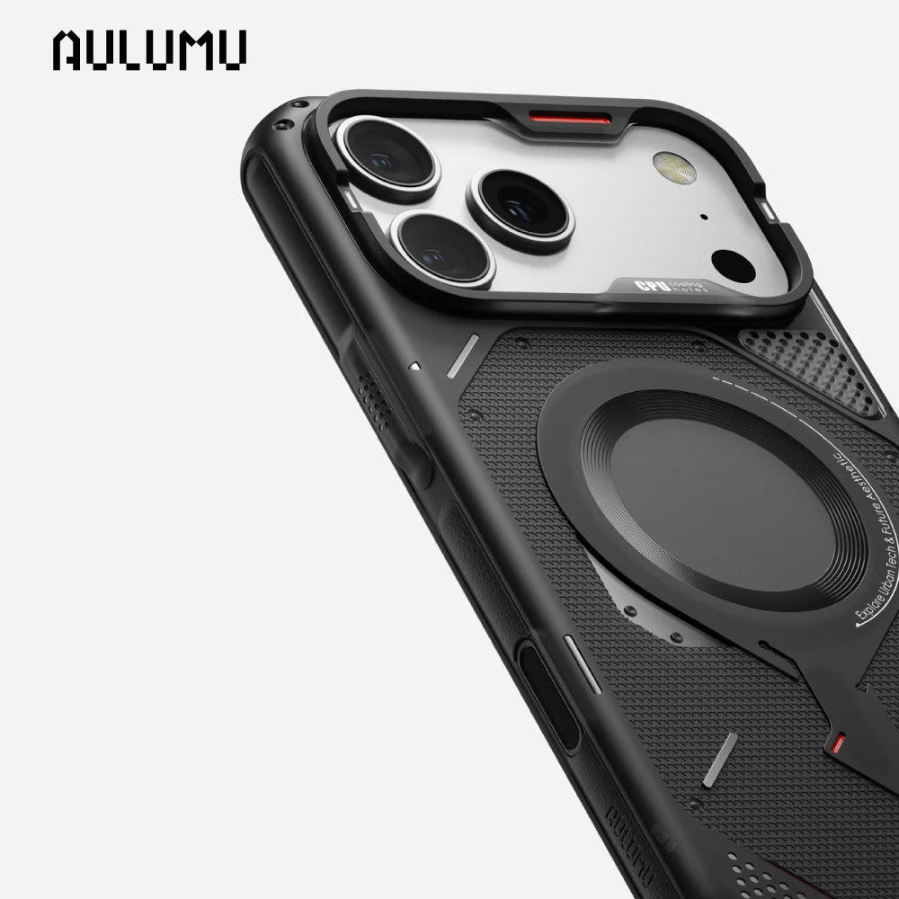 【AULUMU】A17 裝甲散熱手機殼 for iPhone 17 (內建 MagSafe)