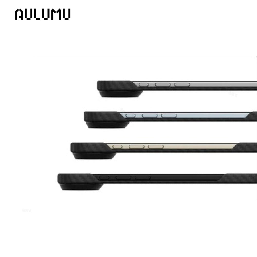 【AULUMU】A17 裸機感 超瓷散熱變色手機殼 for iPhone 17 - 碳纖維紋 (內建 MagSafe)