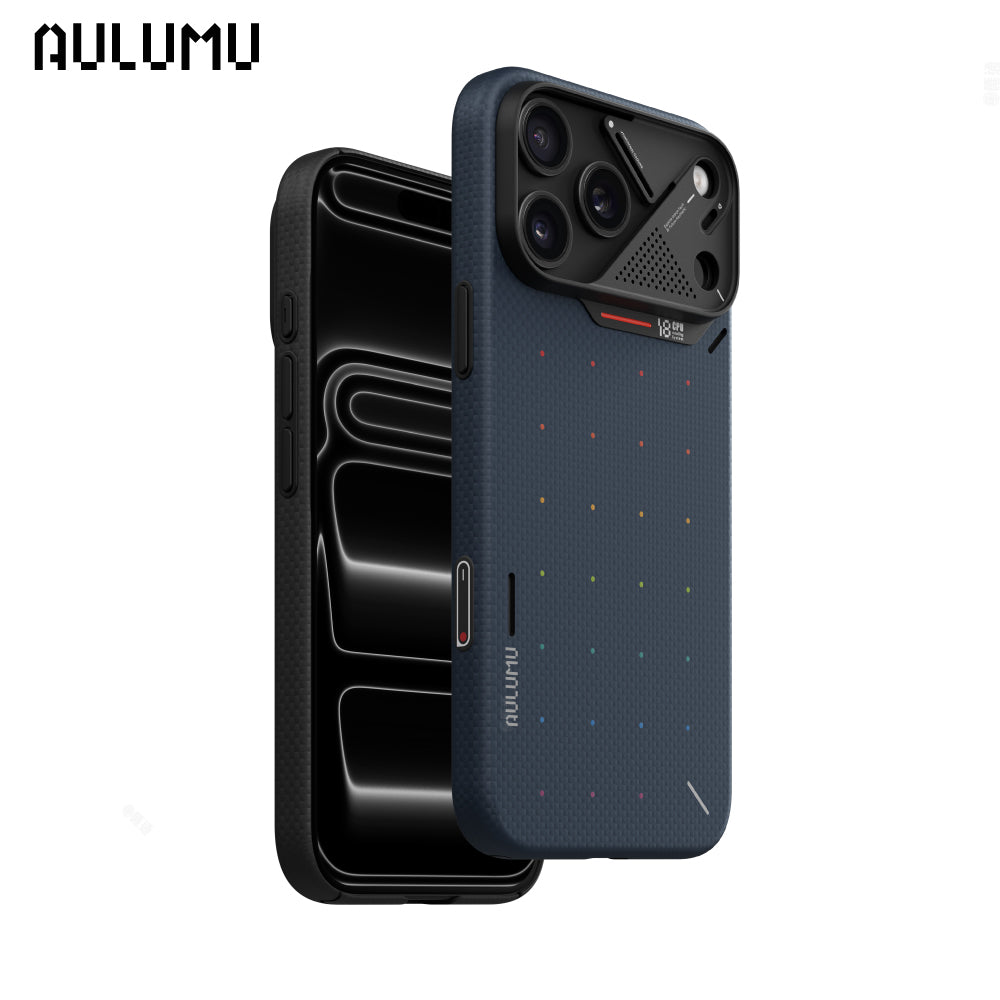 【AULUMU】A18 超瓷散熱變色手機殼 iPhone 18 - 裸機超薄 芳綸原子 (內建 MagSafe)