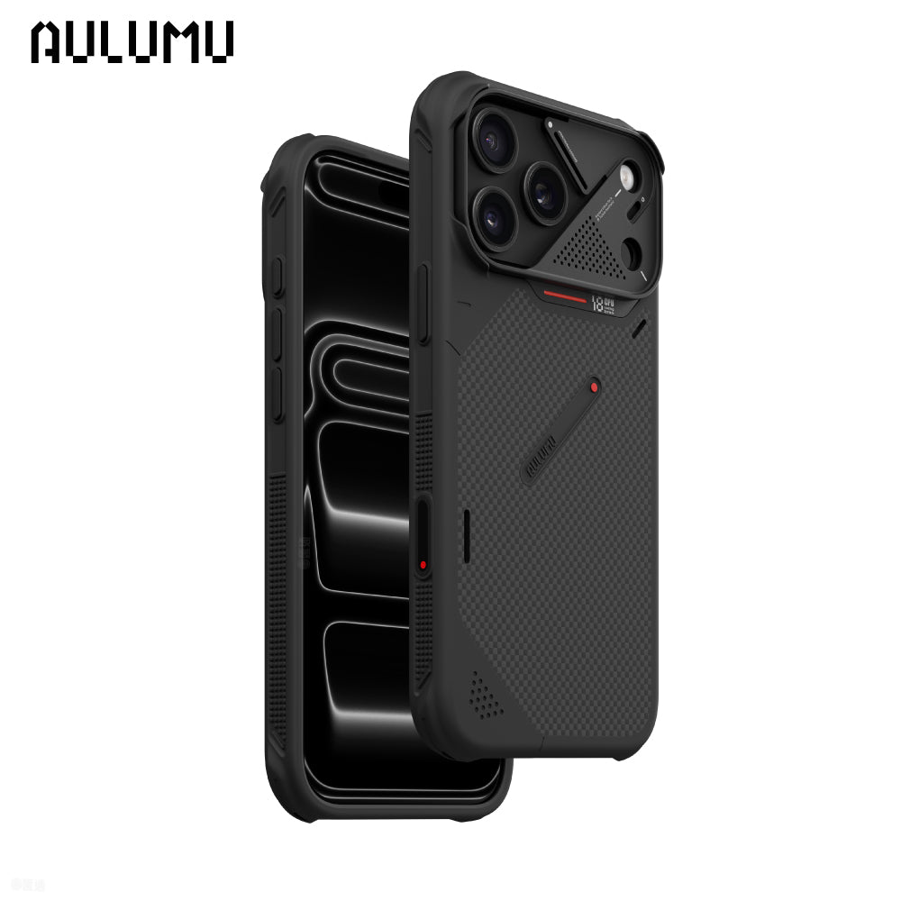 【AULUMU】A18 超瓷散熱變色手機殼 iPhone 18 - 芳綸耐衝擊 (內建 MagSafe)