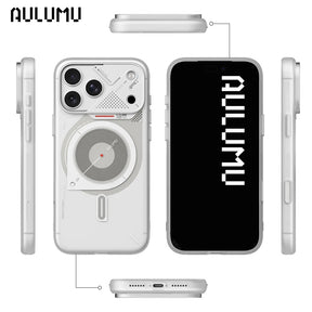 【AULUMU】A18 超瓷散熱變色手機殼 iPhone 18 - 霧透夜光 (內建 MagSafe)