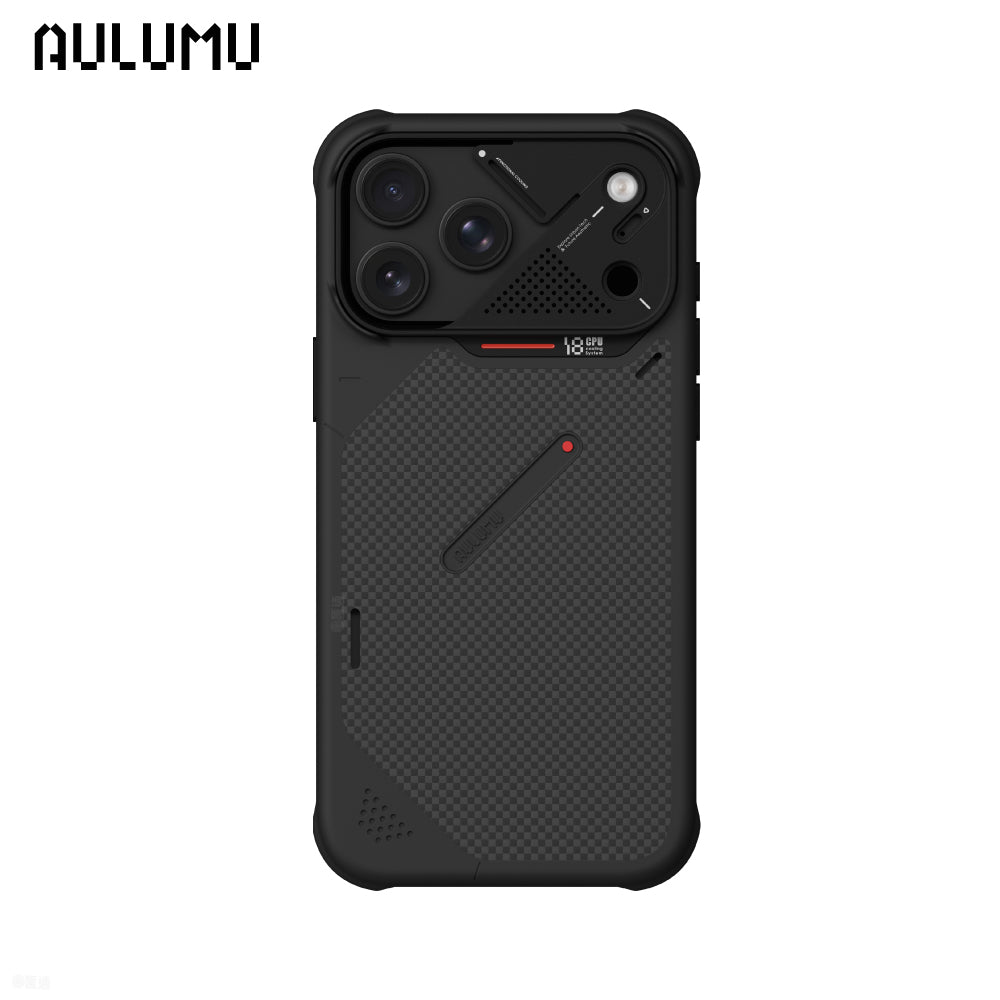 【AULUMU】A18 超瓷散熱變色手機殼 iPhone 18 - 芳綸耐衝擊 (內建 MagSafe)