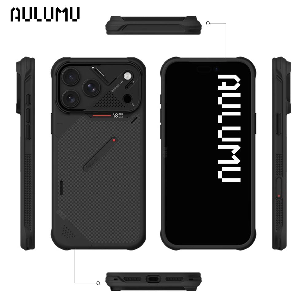 【AULUMU】A18 超瓷散熱變色手機殼 iPhone 18 - 芳綸耐衝擊 (內建 MagSafe)