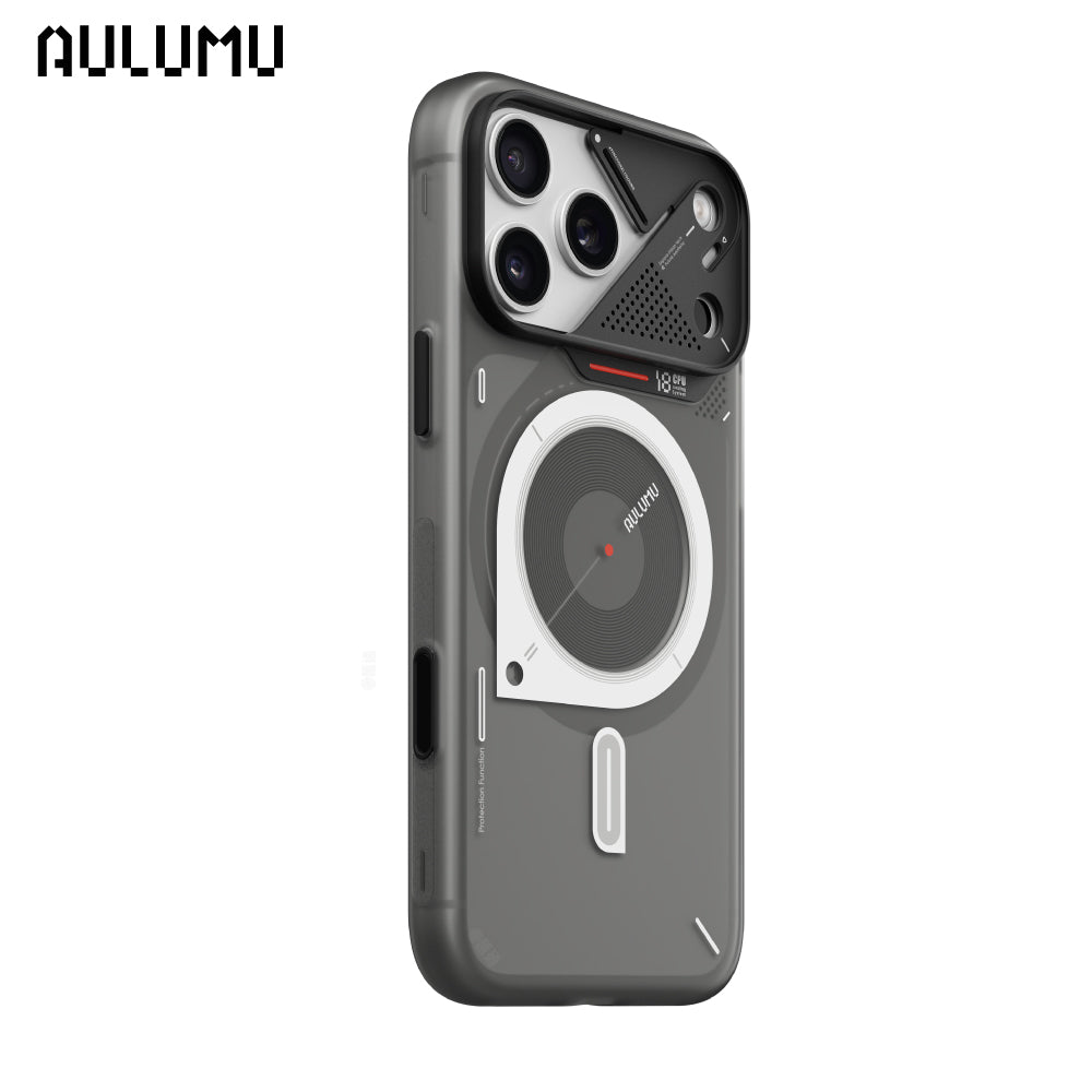 【AULUMU】A18 超瓷散熱變色手機殼 iPhone 18 - 霧透夜光 (內建 MagSafe)