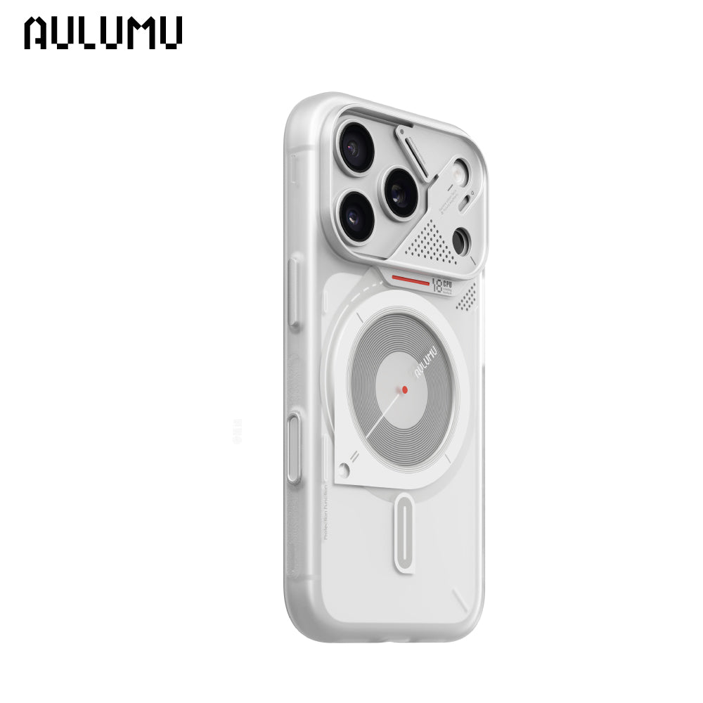【AULUMU】A18 超瓷散熱變色手機殼 iPhone 18 - 霧透夜光 (內建 MagSafe)