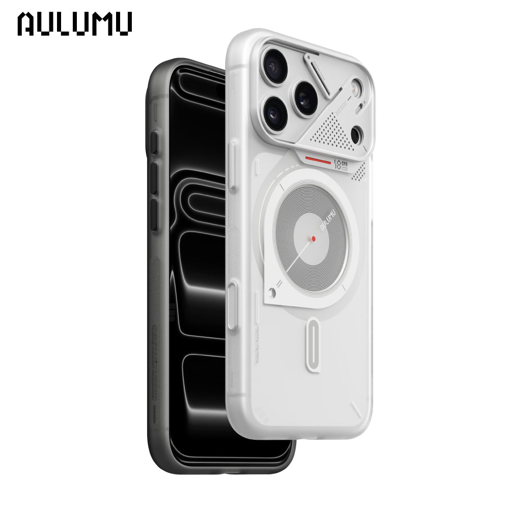 【AULUMU】A18 超瓷散熱變色手機殼 iPhone 18 - 霧透夜光 (內建 MagSafe)