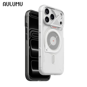 【AULUMU】A18 超瓷散熱變色手機殼 iPhone 18 - 霧透夜光 (內建 MagSafe)