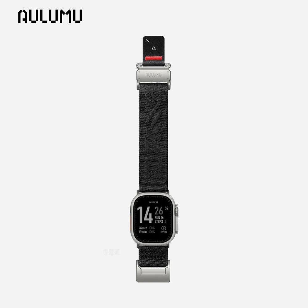 【AULUMU】C03 鈦合金磁吸瞬扣錶帶 for Apple Watch