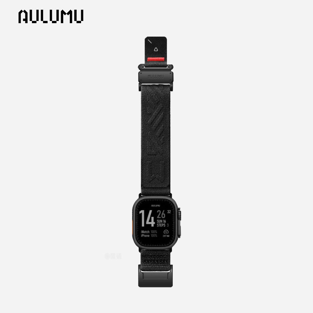 【AULUMU】C03 鈦合金磁吸瞬扣錶帶 for Apple Watch