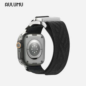 【AULUMU】C03 鈦合金磁吸瞬扣錶帶 for Apple Watch