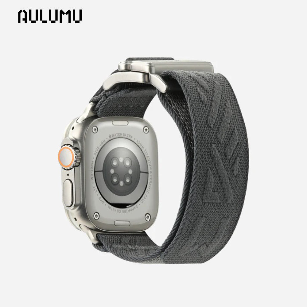 【AULUMU】C03 鈦合金磁吸瞬扣錶帶 for Apple Watch