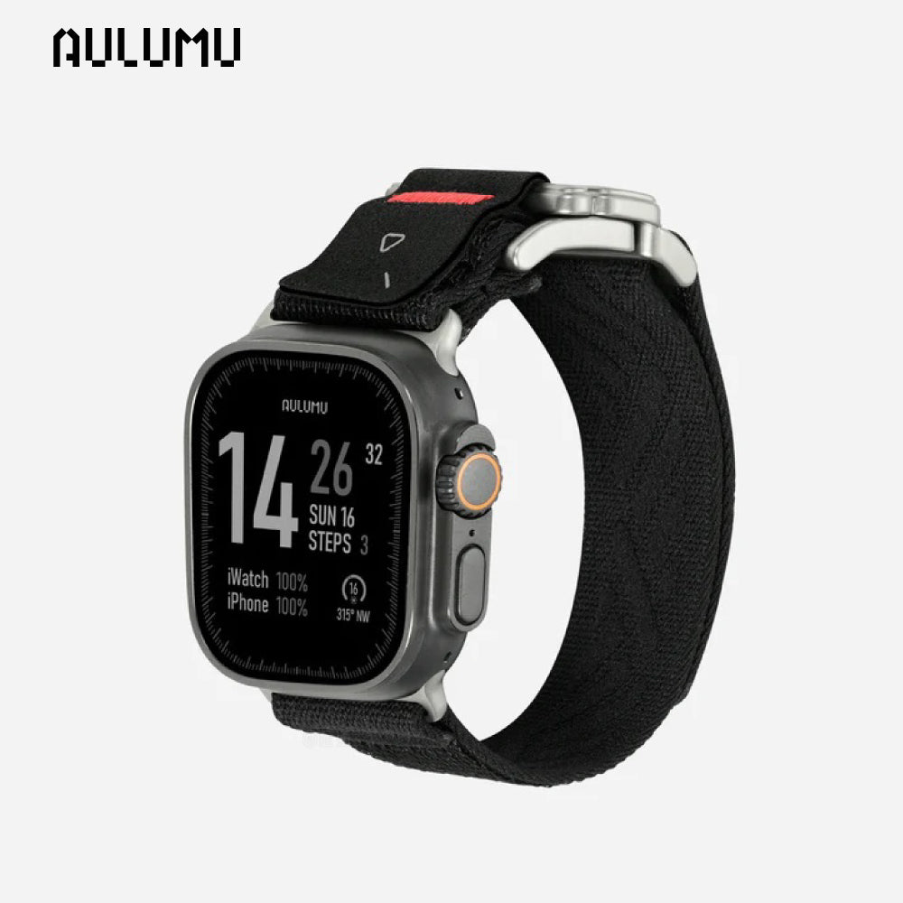 【AULUMU】C03 鈦合金磁吸瞬扣錶帶 for Apple Watch