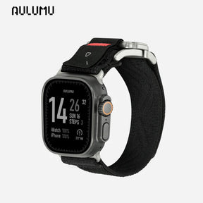 【AULUMU】C03 鈦合金磁吸瞬扣錶帶 for Apple Watch