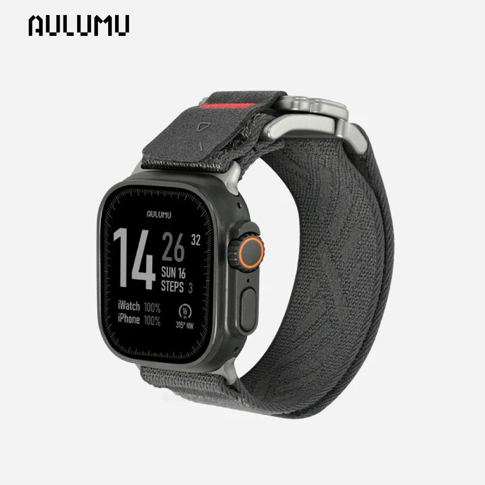 【AULUMU】C03 鈦合金磁吸瞬扣錶帶 for Apple Watch