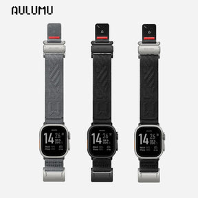 【AULUMU】C03 鈦合金磁吸瞬扣錶帶 for Apple Watch
