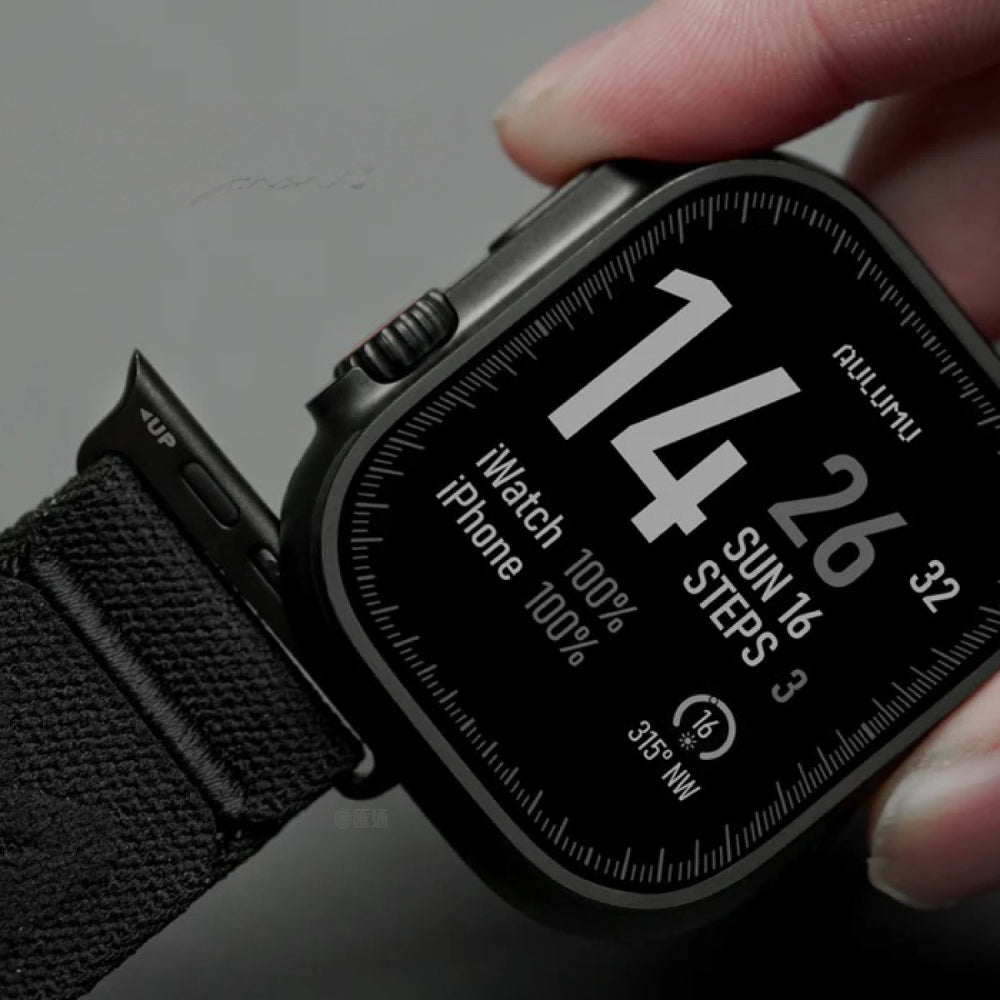 【AULUMU】C03 鈦合金磁吸瞬扣錶帶 for Apple Watch