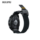 【AULUMU】C11 Garmin Watch 不銹鋼磁吸瞬扣錶帶