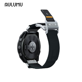 【AULUMU】C11 Garmin Watch 不銹鋼磁吸瞬扣錶帶