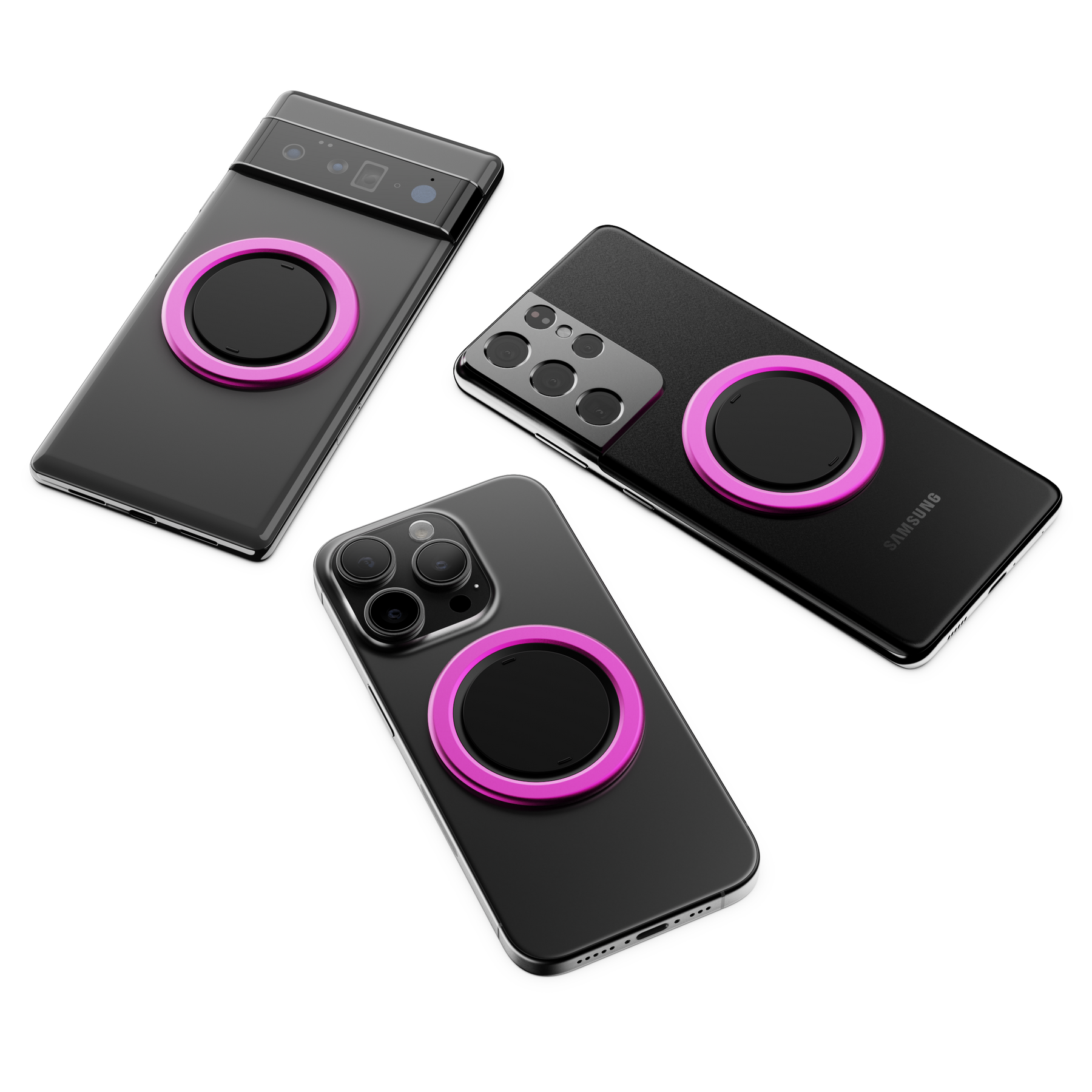 【三入組】Ohsnap Snap Grip 0.3 極薄手機指環旋轉支架 (支援穿透充電)