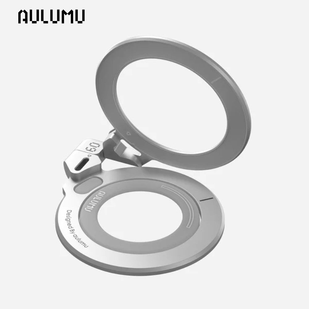 【AULUMU】G09 磁浮夜光手機支架指環扣 (雙面 MagSafe 磁吸)