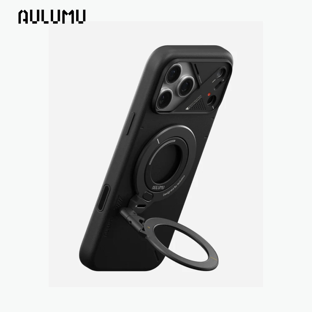 【AULUMU】G09 磁浮夜光手機支架指環扣 (雙面 MagSafe 磁吸)