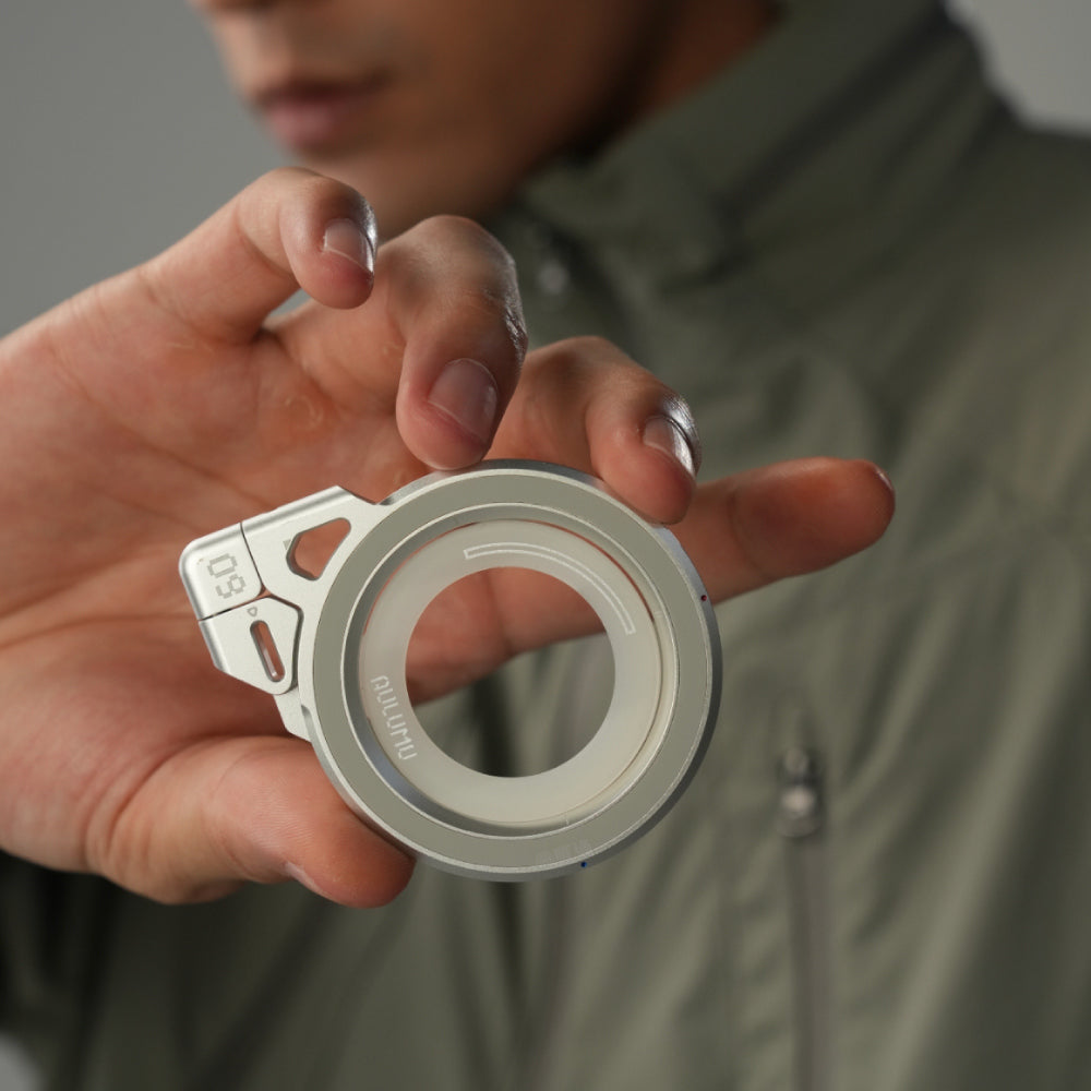 【AULUMU】G09 磁浮夜光手機支架指環扣 (雙面 MagSafe 磁吸)