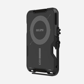 AULUMU｜G03 六合一快取磁吸手機卡夾-經典鋁合金-碳纖維