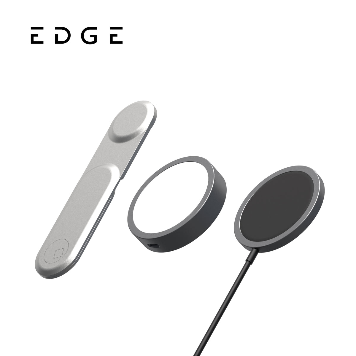 【 EDGE | 魔力吸 】隱形手機磁吸支架 (超值全配組)