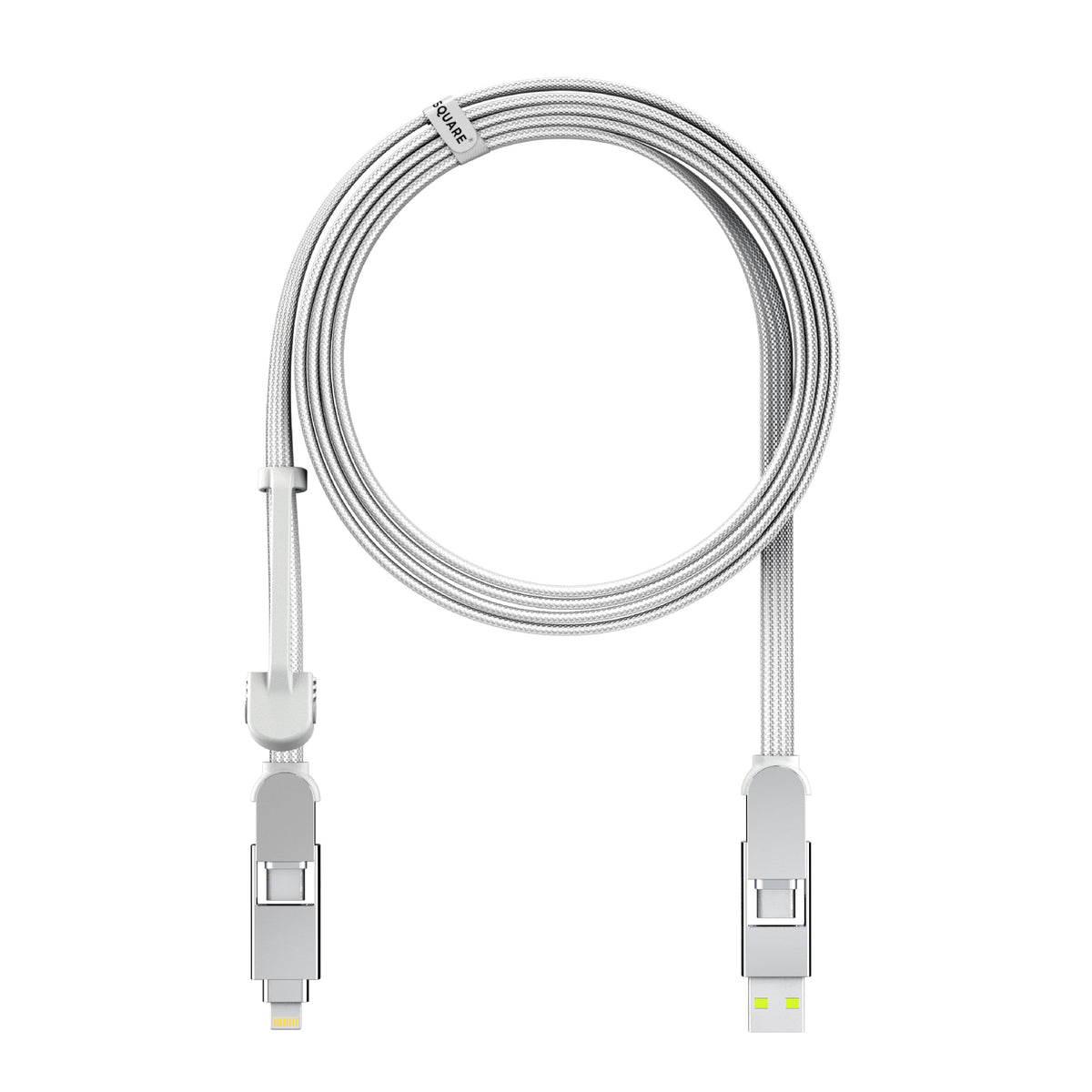 【200cm 自由充電】inCharge XL 終極版 六合一 100W PD快充傳輸線
